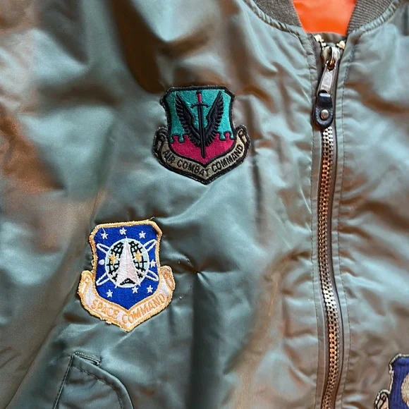 70s〜80s USAF ma-1 flight jacket USA製 70s〜80s USAF ma-1 flight jacket USA製 Vintage 80s Alpha
